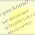 Essay Importance of English (International) Language